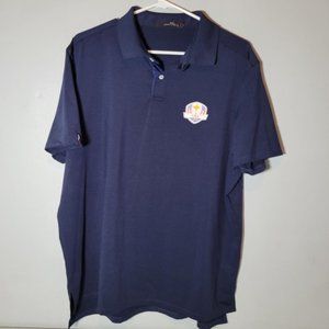 RLX Ralph Lauren Golf Mens Polo Golf Shirt  Blue  Short Sleeve Size XL